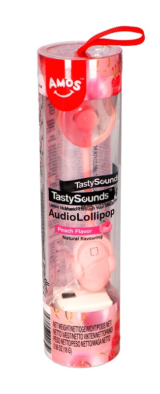 Lecca-lecca rosa gusto pesca con musica - Tasty Sounds 16g